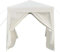 Outsunny 2 x 2 m Garden Pop Up Gazebo, Wedding Party Tent Marquee, Water Resistant Awning Canopy with Sidewalls, Windows, Carry Bag, White