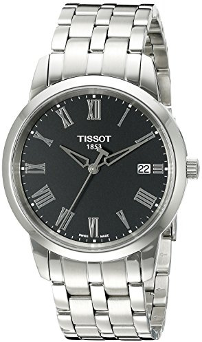 Tissot Orologio svizzero da uomo in acciaio inossidabile al quarzo T033.410.11.053.01, Argento, Sog
