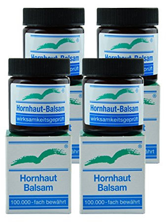 Badestrand Kosmetik Hornhautentferner, Anti-Hornhaut, sanfte Fußpflege, ergiebige Creme, 4-er Spar-Pack bis zu 75% der Hornhaut weg in 28 Tagen