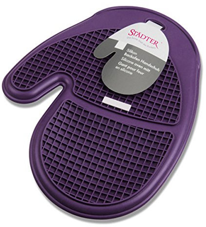 Städter Backofen Handschuh, Silikon, lila, 19,5 x 22,5 x 30 cm