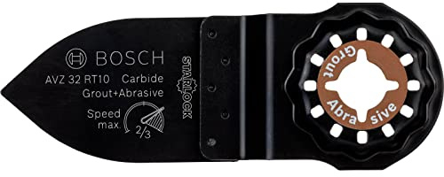 Bosch Professional Schleiffinger Feinschliff (Holz, Parkett, Epoxy, für Multifunktionswerkzeuge Starlock, Starlock Plus/Max, AVZ 32 RT10), Grau