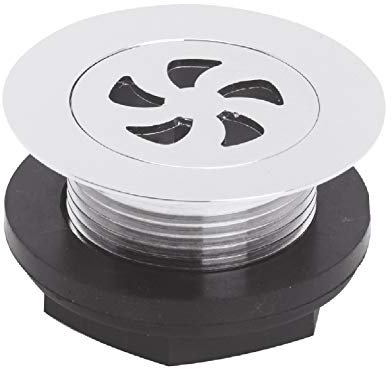 Nuie E385 ǀ Modern Bathroom Easyclean Shower Tray Waste, 45mm x 74mm, Chrome