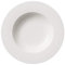 Villeroy & Boch Twist White Suppenteller, 24 cm, Premium Porzellan, Weiß