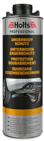 Holts Underbody Schutz Sealer, Durable Bitumen Coating Prevents Rust with Stone Chip Protection, Car Underseal for use after Rust Converter, 1Liter
