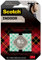 Scotch 25.4 x 25.4mm Permanent Mounting Squares (16 Squares Per Pack), 111