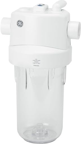 GE GXWH40L Water System, White on White, 7.90 x 8.40 x 16.40 inches