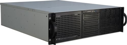 INTER-tech IPC 3U-30240 48,26 cm 19 tum 6 x 5,25 EXT. 12 x 3,5 tum. 14 x 2,5 tum. o. PSU