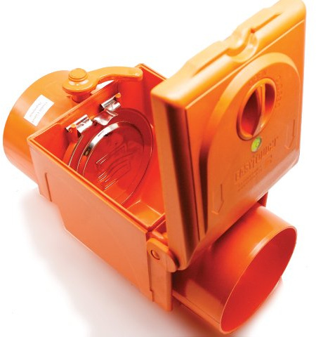 VALVOLA ANTIRIFLUSSO PVC 200