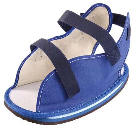 Fortuna Cast Shoe 265mm – Medical Walking Boot for Broken Foot & Toe Protection, Universal Fit Left or Right, Orthopaedic Post Surgery Recovery Shoe with Non-Slip Sole Blue