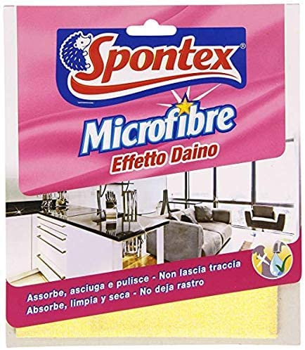 25 x SPONTEX Panno Multiuso Effetto Daino
