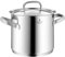 WMF Gourmet Plus Gemüse- Suppentopf Induktion 24cm, Metalldeckel mit Dampföffnung, Kochtopf groß 8,8l, Cromargan Edelstahl mattiert, Innenskalierung