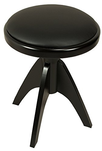 Discacciati 101 BK Klavierhocker - Schwarz Matt