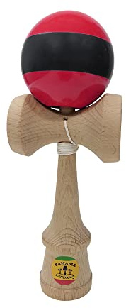 Bahama Kendama Belted Design Kendama (Red/Black)