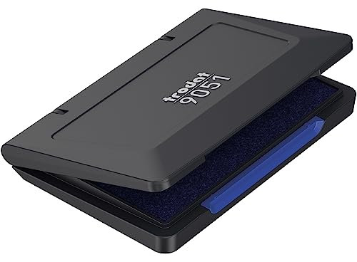 Stempelkissen 9 X 5 cm Farbe blau