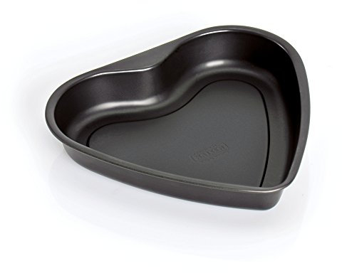 Original Kaiser Inspiration Herzbackform 24 x 20 x 4 cm, Herz-Kuchenform antihaftbeschichtet, gleichmäßige Bräunung, praktischer Griffrand