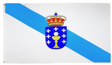 AZ FLAG Bandera de Galicia 150 x 90 cm - Bandera Gallega 90 x 150 cm