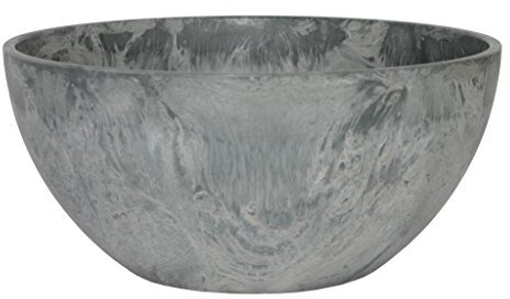 Ivyline Artstone 120091 Schale Fiona, 31 x 15 cm, grau