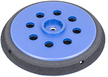 Plateau de ponçage 150mm pour BOSCH GEX 150 AC, GEX 150 Turbo, GEX 125-150 AVE Professional, 15 trous, MOYEN, pour disque abrasif, Accessoire pour Ponceuse Excentrique -DFS