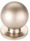 SO-TECH® Möbelgriff Möbelknopf K-01 Möbelknauf Edelstahloptik matt Ø 18 mm
