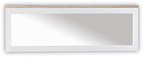 ROMANCE Wandspiegel in Sibiu Lärche / Eiche San Remo Optik - Landhausstil Spiegel für Wohn- & Esszimmer - 186 x 63 x 4 cm (B/H/T)