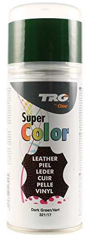 TRG The One Super Color, Spray Dye for Leather Shoes, 321 Dark Green, 150 ml