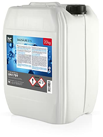 1 x 20 kg Salzsäure 29-32% - im praktischen Vorratskanister