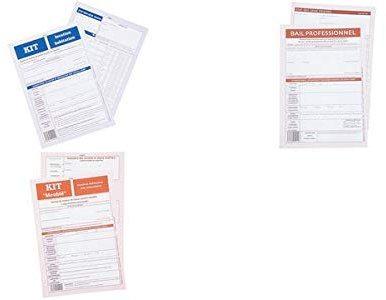 WEBER EDITION 22371 Kit Bail Professionnel Imprimé 8 Pages État Lieux Caution Solidaire Assorties