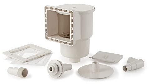 Swimline Hydrotools Skimmer Standard in ABS, Bianco, Include Raccordo di Ritorno e Piastra di aspirazione, Accessori per la Manutenzione per Piscine Fuori Terra e con pedana