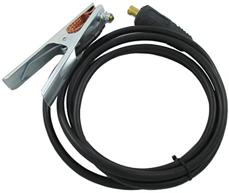 SOLTER - Conjunto de Pinza de Masa 3M Cu, 25mm², DINSE 35-50, 200A - Alta Conductividad y Seguridad - Certificación EN 60974-13/12 - Uso Profesional y Talleres