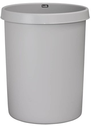 helit Papierkorb lichtgrau 30,0 l