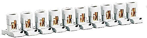 Legrand LEG34000 - Série de 10 BORNES séparables capacité 2 Pas 15 mm x 6 mm