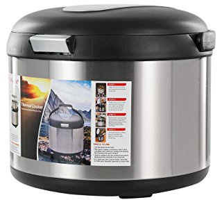 Tayama TXM-50CF Energy-Saving Thermal Cooker, 5 L, Black