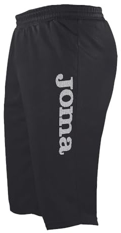 Joma Luxor, Pantaloni Capri Unisex - Adulto, Nero, S