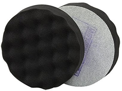 Cromar Tampone per lucidatura velcrato Nero EXTRAMORBIDO bugnato d.160