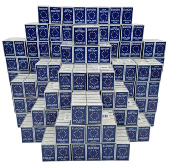 EUROPA 800 cerillas de cerillas, el original en paquete grande, cerillas de seguridad con cabezal de encendido azul para velas, chimenea y horno, uso doméstico
