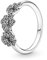 PANDORA Moments Drei Stiefmütterchen Ring aus Sterling-Silber mit Cubic Zirkonia, Gr. 52, 190786C01-52