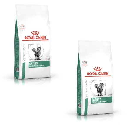 Royal Canin Satiety Weight Management Feline | Doppelpack | 2 x 400g | Diät-Alleinfuttermittel für Katzen | Für Katzen mit niedrigem Energiegehalt zur Verringerung von Übergewicht