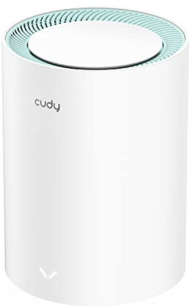Cudy M1300 1er-Pack AC1200 Gigabit Whole-Mesh-WLAN-System, Dualband WLAN Extender, High-Gain-Antennen, VPN, Cloudflare
