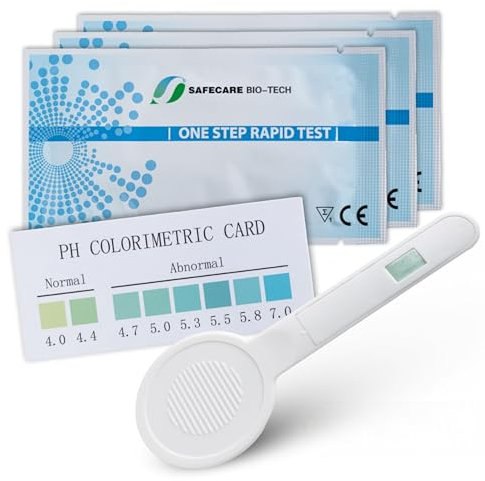One Step Thrush & Bacterial Vaginosis (BV) pH Rapid Test Device 3 Kits Self Testing