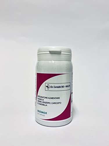 Dr. Corradini - Enzimox, integratore alimentare a base di Enzimi, Zenzero, Carciofo e Camomilla - 30 capsule