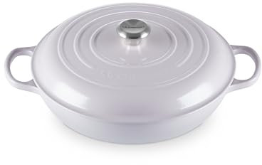 Le Creuset Enameled Cast Iron Signature Braiser, 5 qt., Shallot