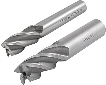 Kvartsman 14 mm, 16 mm skärdiameter 12 mm, 16 mm ben 4 vågor höghastighetsstål skaftfräs
