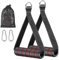 Fentar 2stk Kabelzug Griffe, Ergonomisch Fitness Griffe für Fitnessbänder oder Klimmzug Bänder, rutschfest Klimmzug Griffe, Gym Zubehör, Seilzug Griffe mit 2 Schnallen für Seilzug Trizeps Übung