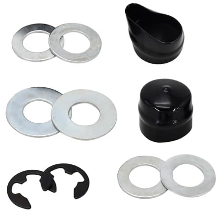 Molloparts 812000029 532188967 Wheel Hardware Kit Compatible with Sears Compatible with Husqvarna Garden Tractor Lawn Mower Compatible with Craftsman Compatible with Poulan Compatible with AYP