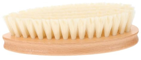 Shoe Brush,Laundry Brush Boot Polish Applicator Laundry Scrub Brush Boot Polish Brush Washing Brush Multi Functional Cleaning Brush Bathroom Cleaning Brush Shoes Brush Bristle Hair Yellow