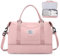 Sac de Voyage pour Femme,Cabine Avion Easyjet Bagage à Main Léger,Sac fourre-Tout de Sport Imperméable pour Week-End avec Compartiment à Chaussures pour Travel Gym Danse,B3-Rose