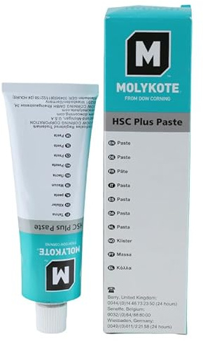 MOLYKOTE HSC Plus klistra 100 g 38 oz högtemperatur smörjande fett antigrepp för trådar ledande pasta hög bärförmåga effektivt korrosionsskydd brett temperaturintervall