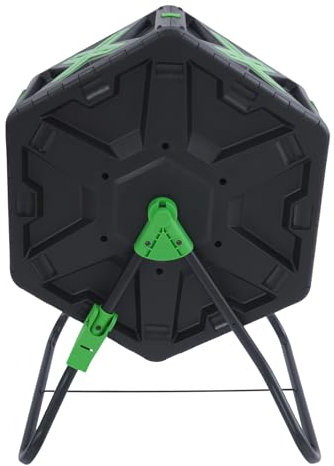 Contenitore per compost da 70 l, girevole a 360°, compostiera multifunzione per giardino, balconi, cucine