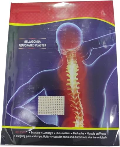 NN Belladonna Perforated Plaster (10cm x 16cm) - 10 Sheets x Pack of 2