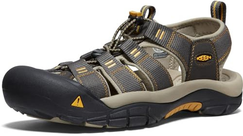 Keen Herren Newport H2 Sandalen Trekking-& Wanderschuhe, Grün (Raven/Aluminum), 49 EU